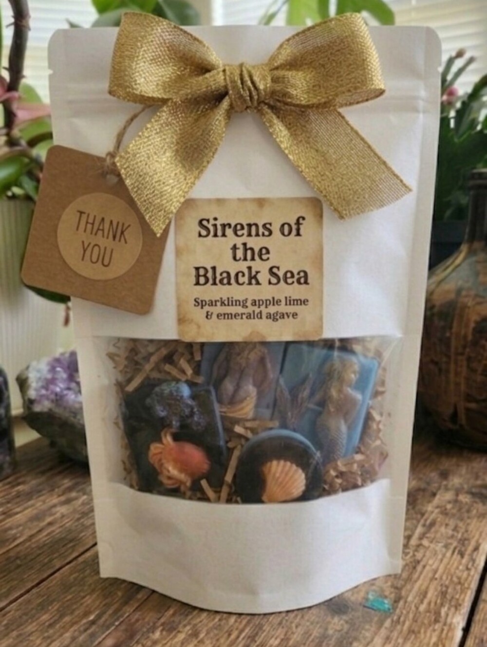 🥳Free Gift W/ Purchase 2.2 Oz Round Luxury Handcrafted Soap, Apple Agave Scent - Picture 9 of 10